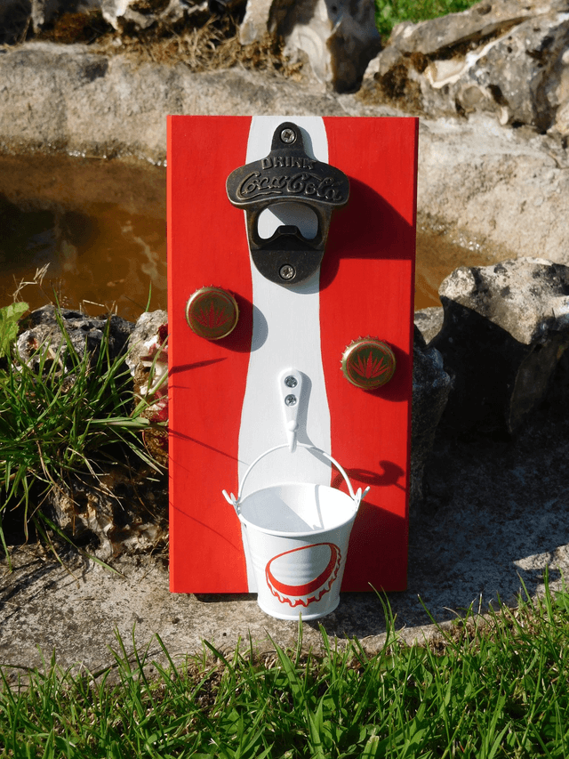 Décapsuleur Rouge et Blanc